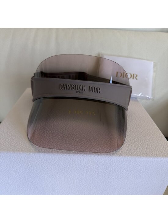 NEW DIOR Visor Sunglasses Grey DiorClub V1U 100% Auth Gradient Sunshield